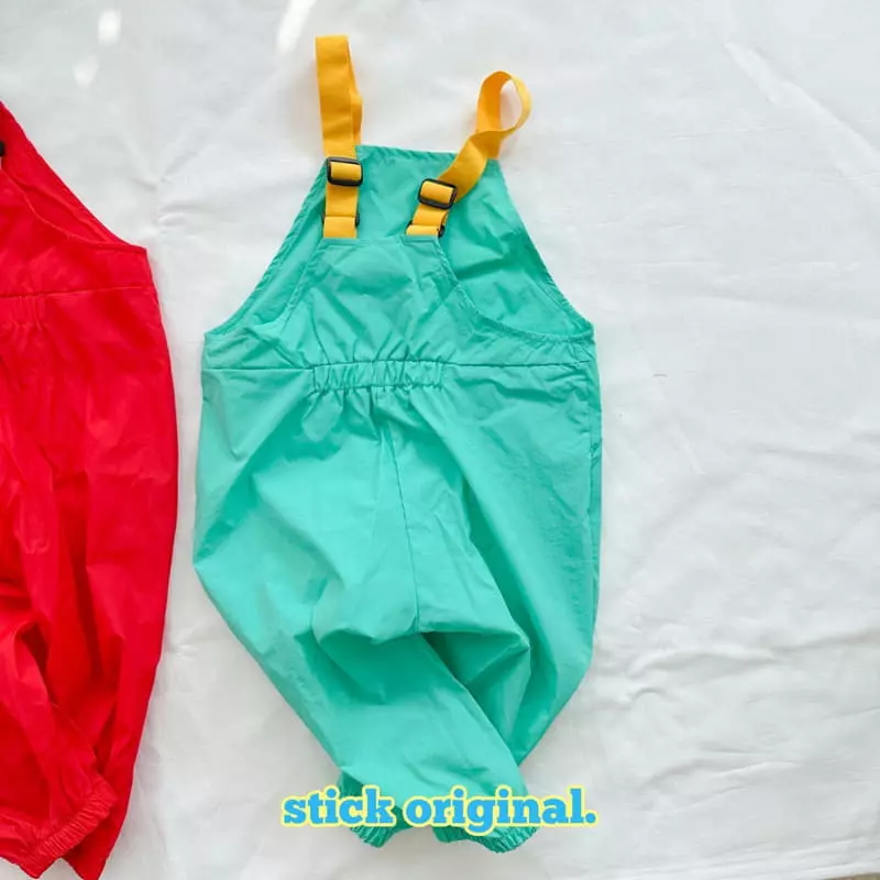 Stick - Korean Children Fashion - #toddlerclothing - Play Dungarees Pants - 12