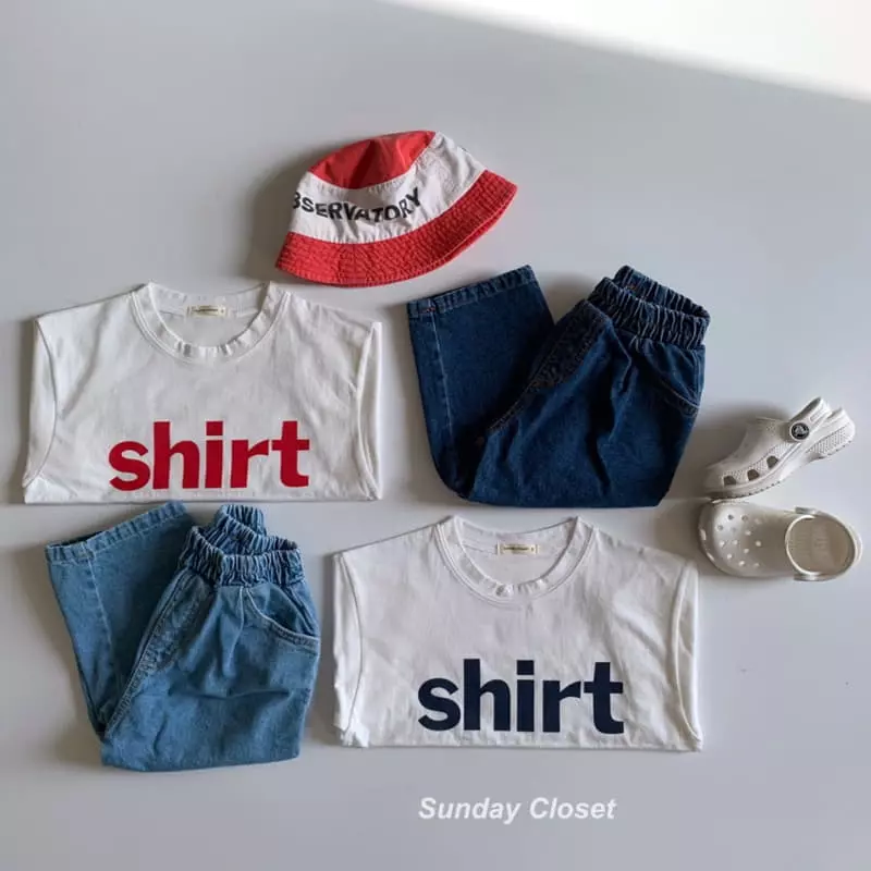 Sunday Closet - Korean Children Fashion - #fashionkids - Shirt Short Sleeves Tee - 5