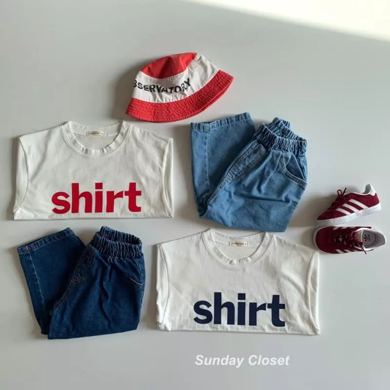 Sunday Closet - Korean Children Fashion - #kidsshorts - Shirt Short Sleeves Tee - 6