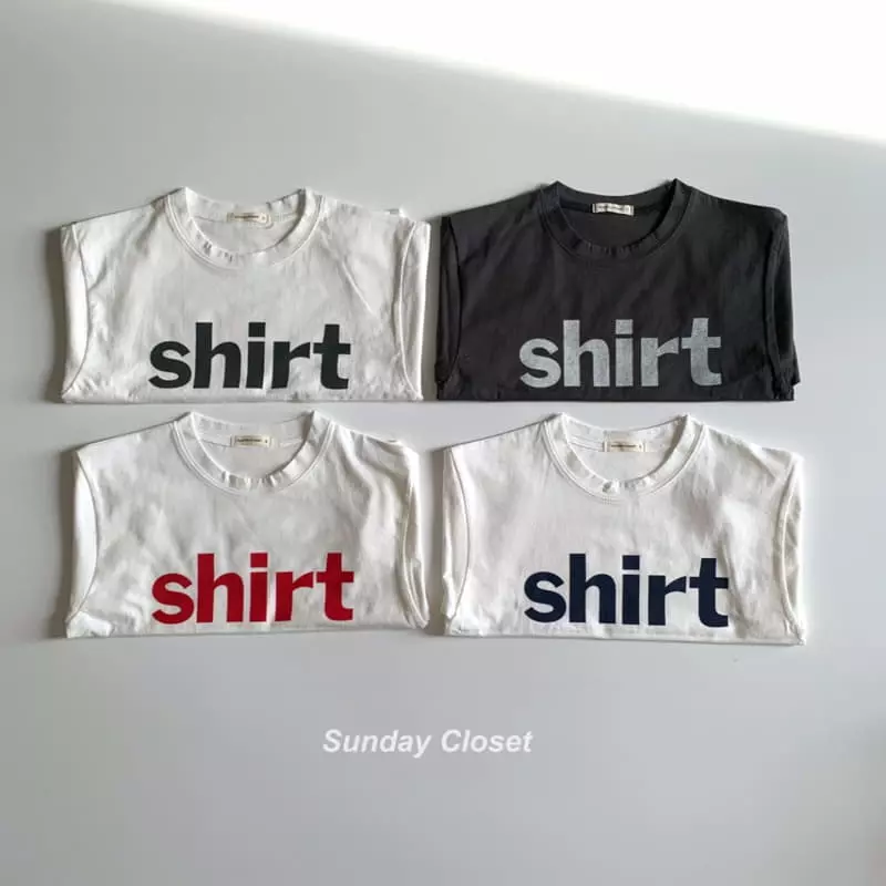 Sunday Closet - Korean Children Fashion - #minifashionista - Shirt Short Sleeves Tee - 12