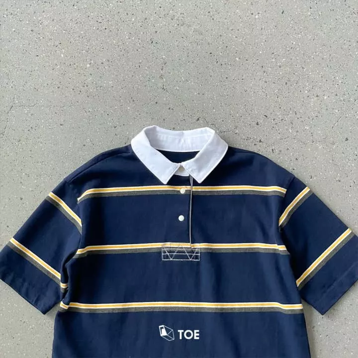 TOE - Korean Children Fashion - #Kfashion4kids - Rugby Collar Tee - 12