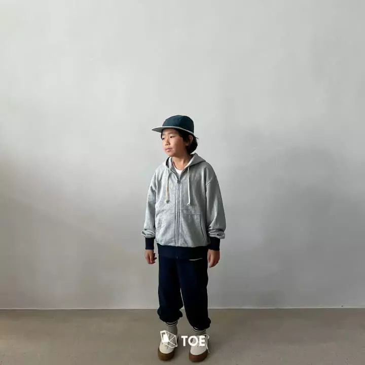 TOE - Korean Children Fashion - #childofig - French Hoody Zip-up - 2