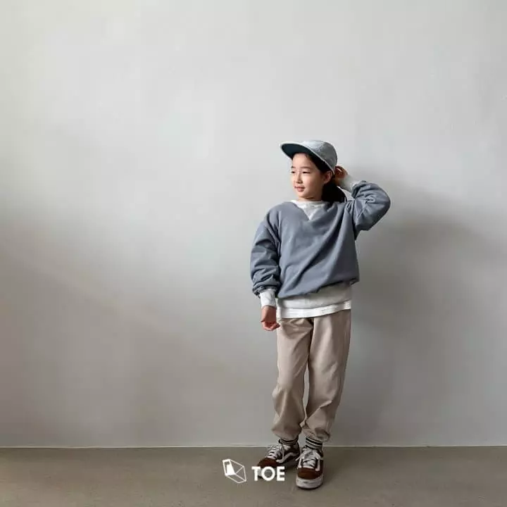 TOE - Korean Children Fashion - #kidsshorts - French Terry Sweatshirt - 6