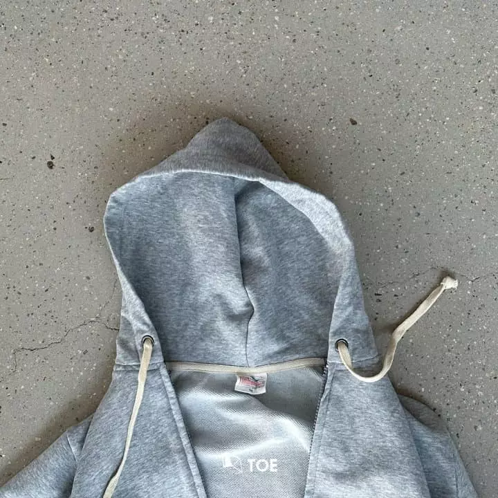 TOE - Korean Children Fashion - #littlefashionista - French Hoody Zip-up - 11