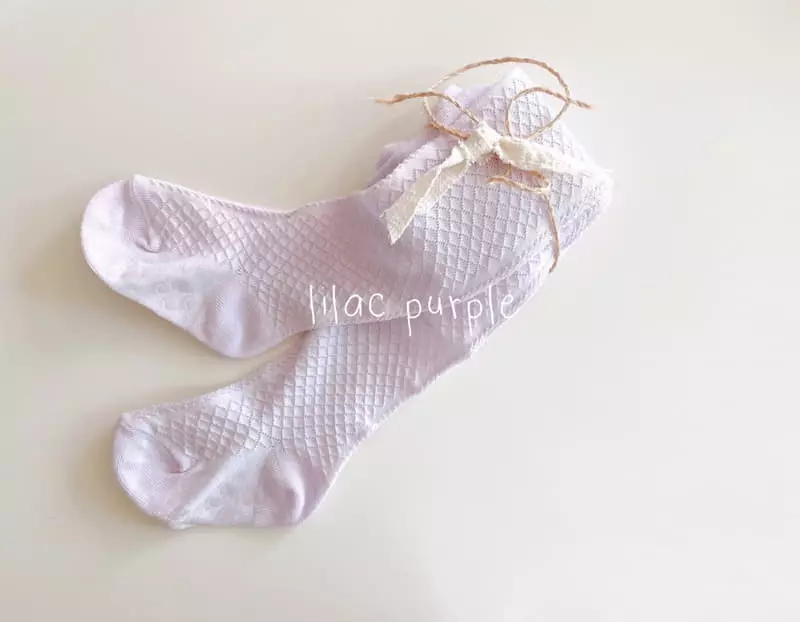 Teamand - Korean Children Fashion - #Kfashion4kids - Waffle Tights - 3