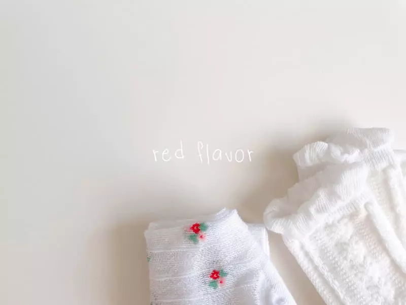 Teamand - Korean Children Fashion - #childrensboutique - Red Taste Socks - 11