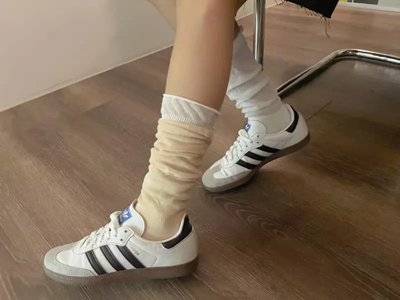 Teamand - Korean Children Fashion - #kidsshorts - Mully Loose Socks Set with Mom - 8