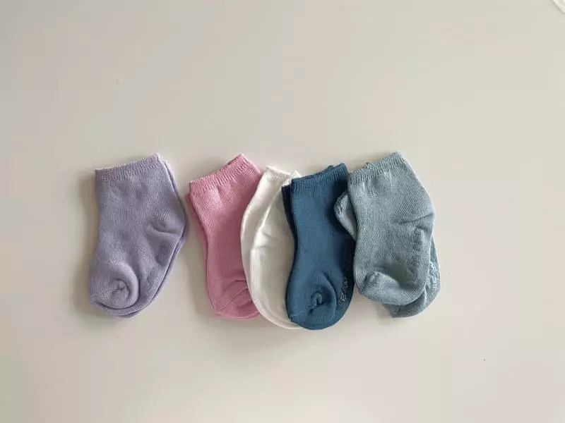 Teamand - Korean Children Fashion - #kidsstore - Ink Socks sEt - 3