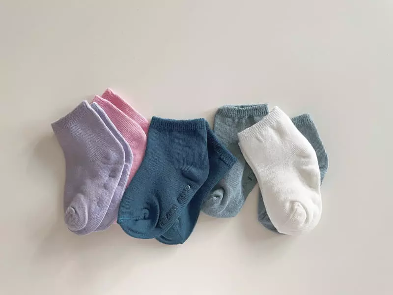 Teamand - Korean Children Fashion - #kidsstore - Ink Socks sEt - 4