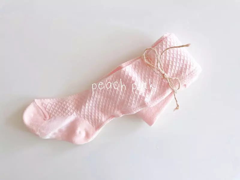 Teamand - Korean Children Fashion - #kidzfashiontrend - Waffle Tights - 2