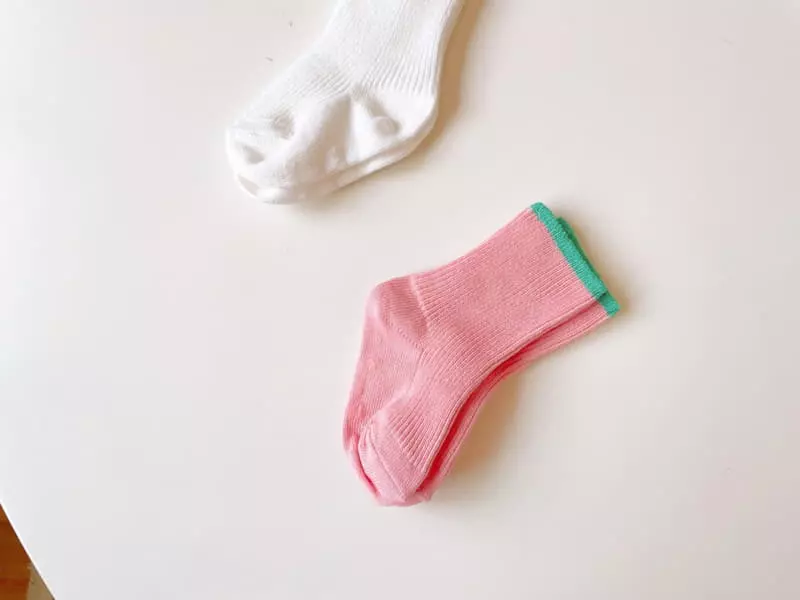 Teamand - Korean Children Fashion - #magicofchildhood - Raspberry Socks Set with Mom