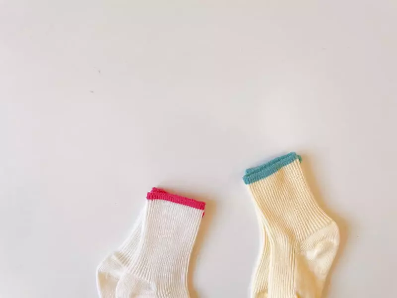 Teamand - Korean Children Fashion - #minifashionista - Lemon Cake Socks Set with Mom