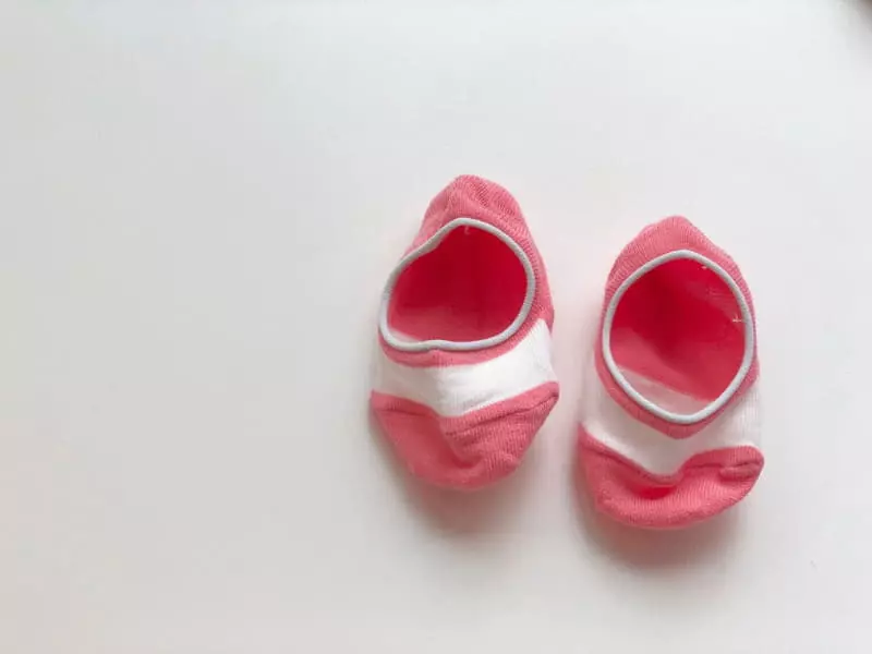 Teamand - Korean Children Fashion - #minifashionista - Two Tone Socks Pure Set - 2