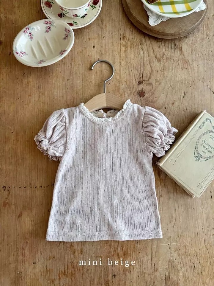 The Beige - Korean Baby Fashion - #babyboutique - Puff Tee - 5