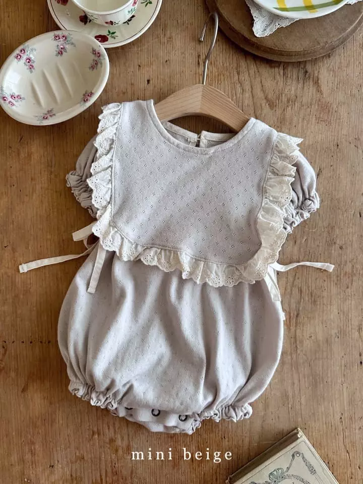 The Beige - Korean Baby Fashion - #babyclothing - Eyelet Cape - 10