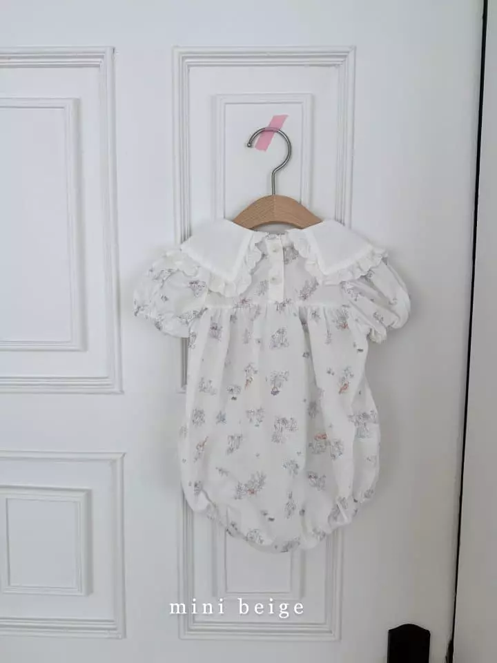 The Beige - Korean Baby Fashion - #babyfashion - Smocked Bodysuit - 3