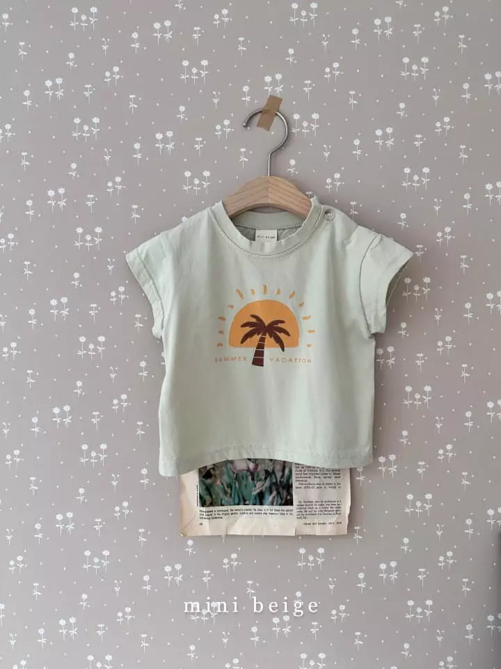 The Beige - Korean Baby Fashion - #babyfever - Palm Tee