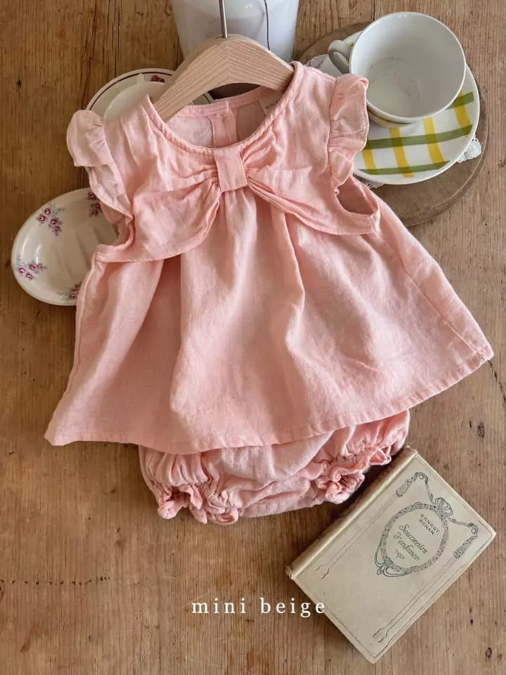 The Beige - Korean Baby Fashion - #babygirlfashion - Linen Bloomer - 8