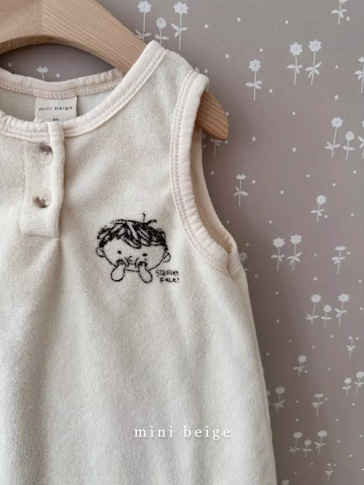 The Beige - Korean Baby Fashion - #babygirlfashion - Terry Bodysuit - 4