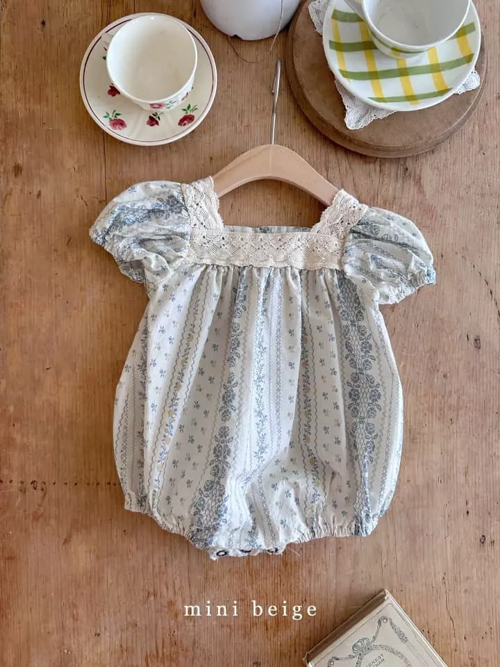 The Beige - Korean Baby Fashion - #babylifestyle - Paint Lace Bodysuit - 5
