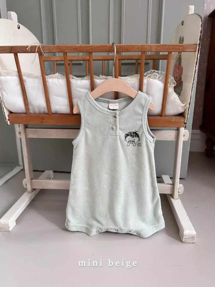 The Beige - Korean Baby Fashion - #babyoninstagram - Terry Bodysuit - 5