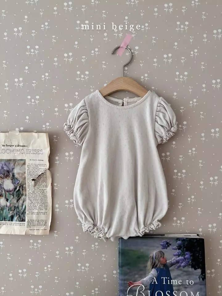 The Beige - Korean Baby Fashion - #babyoninstagram - Eyelet Bodysuit