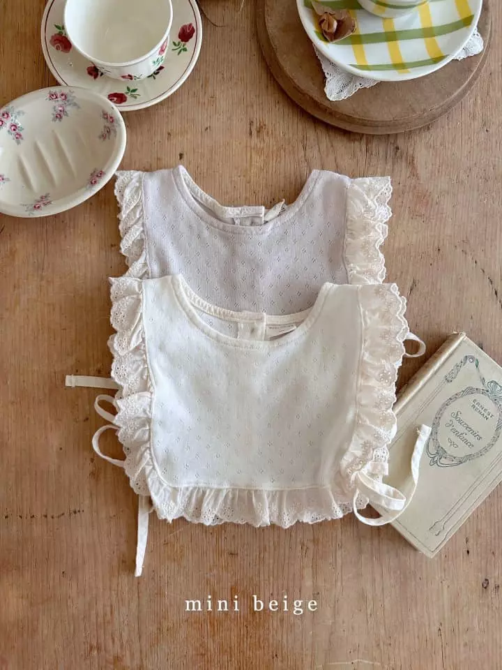 The Beige - Korean Baby Fashion - #babyootd - Eyelet Cape