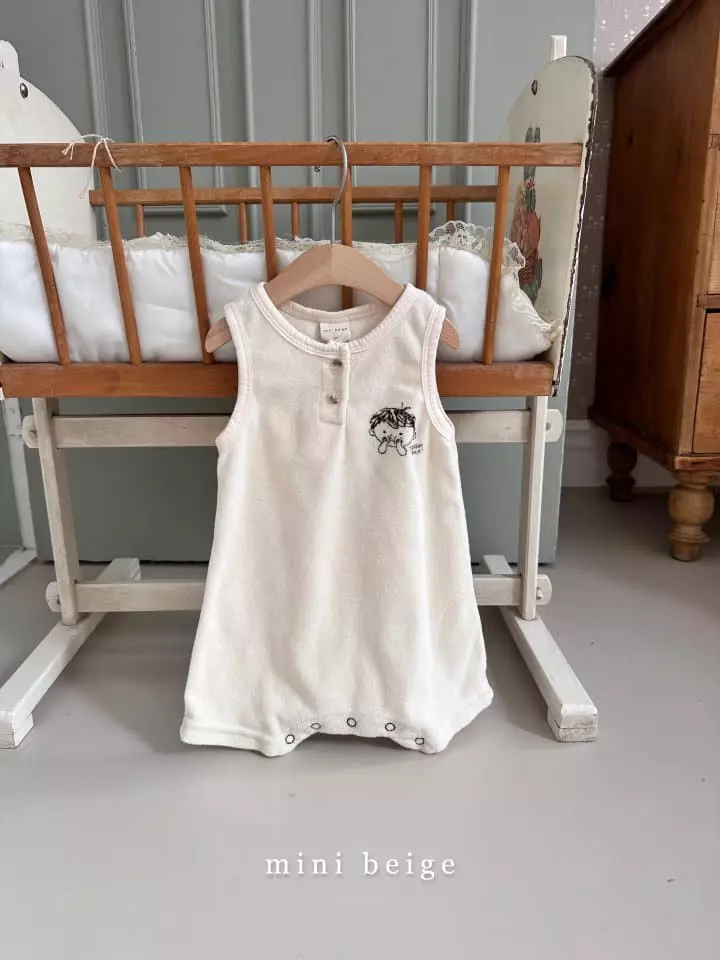 The Beige - Korean Baby Fashion - #babyootd - Terry Bodysuit - 6