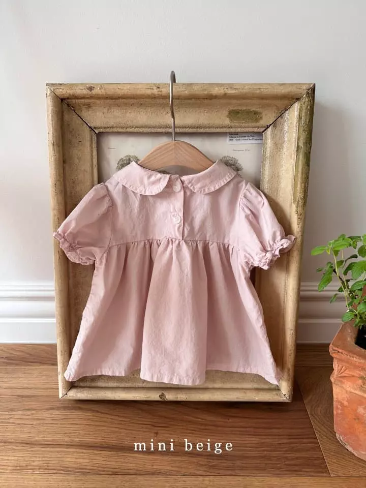 The Beige - Korean Baby Fashion - #babyoninstagram - Collar Lace Blouse - 4
