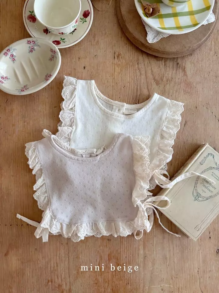 The Beige - Korean Baby Fashion - #babyoutfit - Eyelet Cape - 2