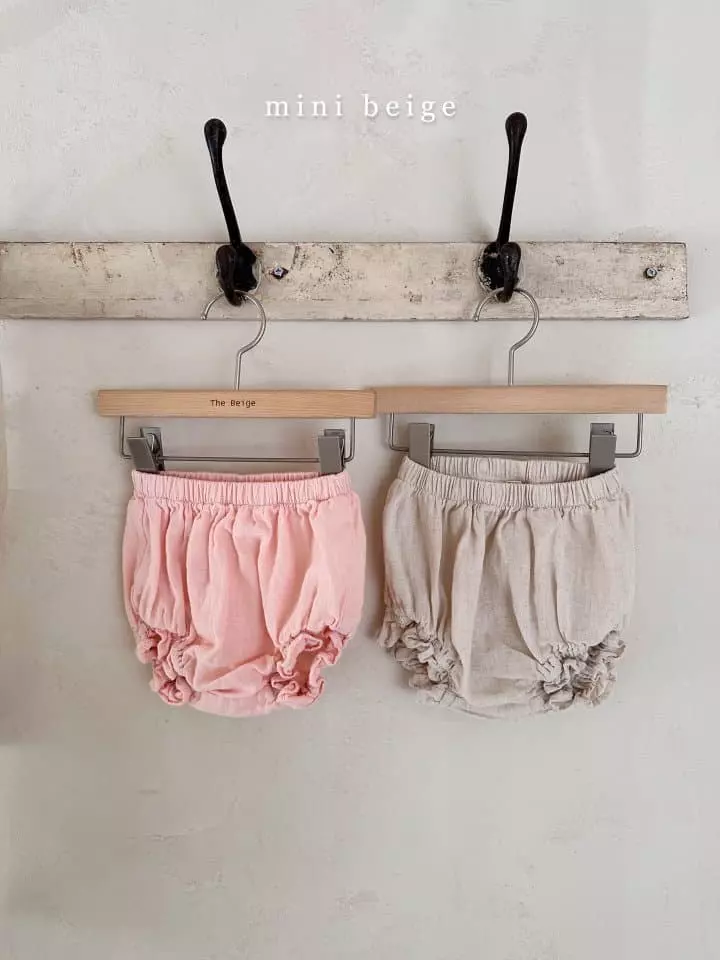 The Beige - Korean Baby Fashion - #babyoutfit - Linen Bloomer - 12