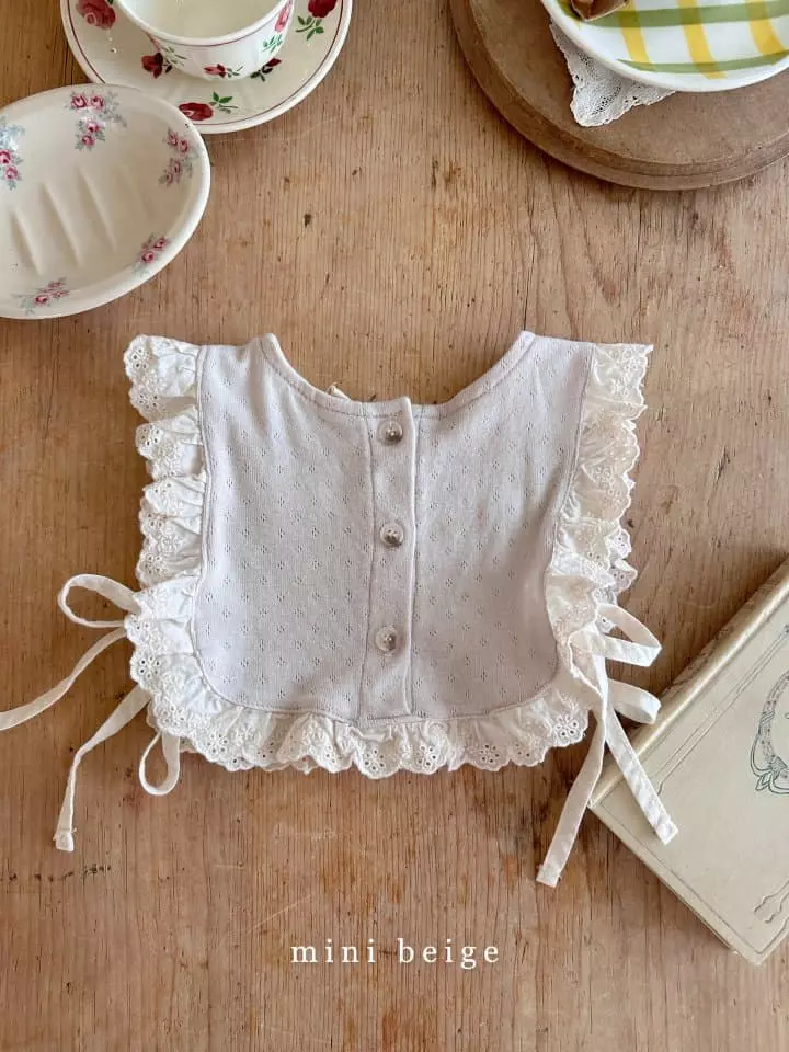 The Beige - Korean Baby Fashion - #babyoutfit - Eyelet Cape - 4