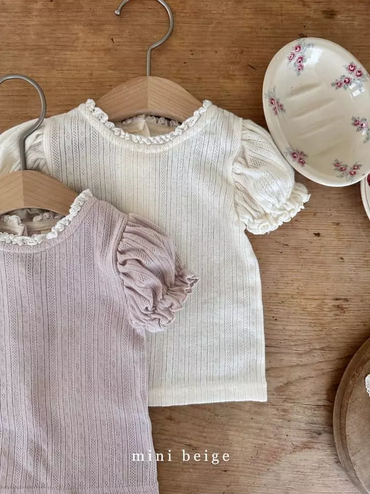 The Beige - Korean Baby Fashion - #babywear - Puff Tee