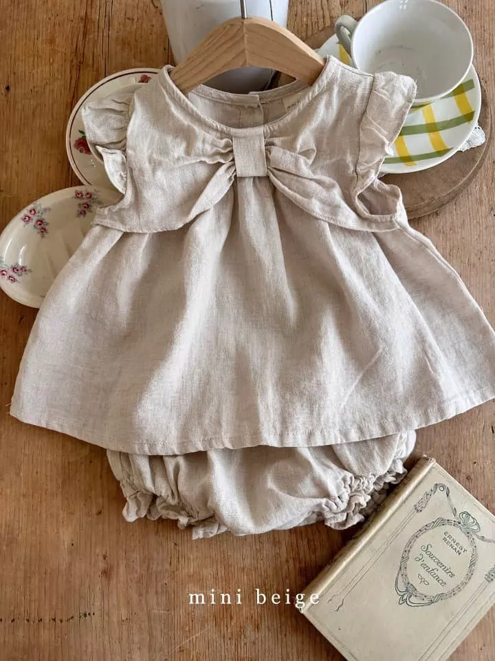 The Beige - Korean Baby Fashion - #babywear - Ribbon Blouse - 6