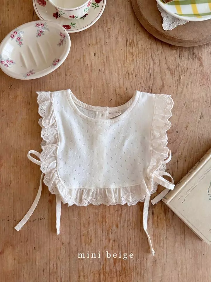 The Beige - Korean Baby Fashion - #onlinebabyboutique - Eyelet Cape - 5