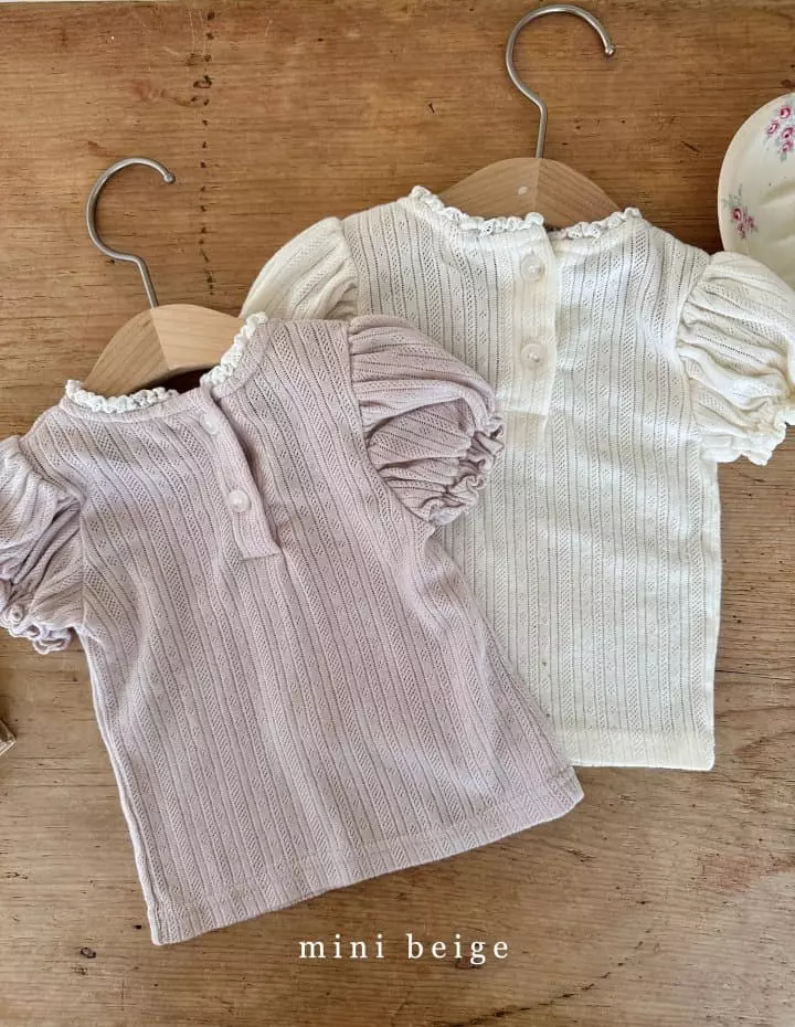 The Beige - Korean Baby Fashion - #onlinebabyboutique - Puff Tee - 2