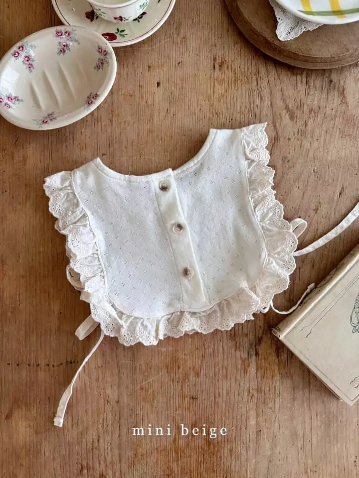 The Beige - Korean Baby Fashion - #onlinebabyshop - Eyelet Cape - 6