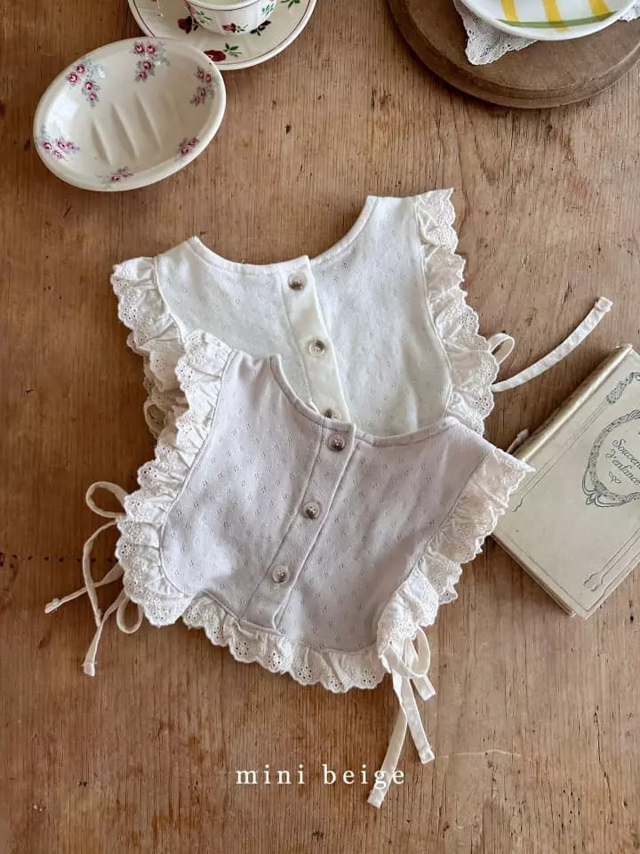 The Beige - Korean Baby Fashion - #smilingbaby - Eyelet Cape - 7