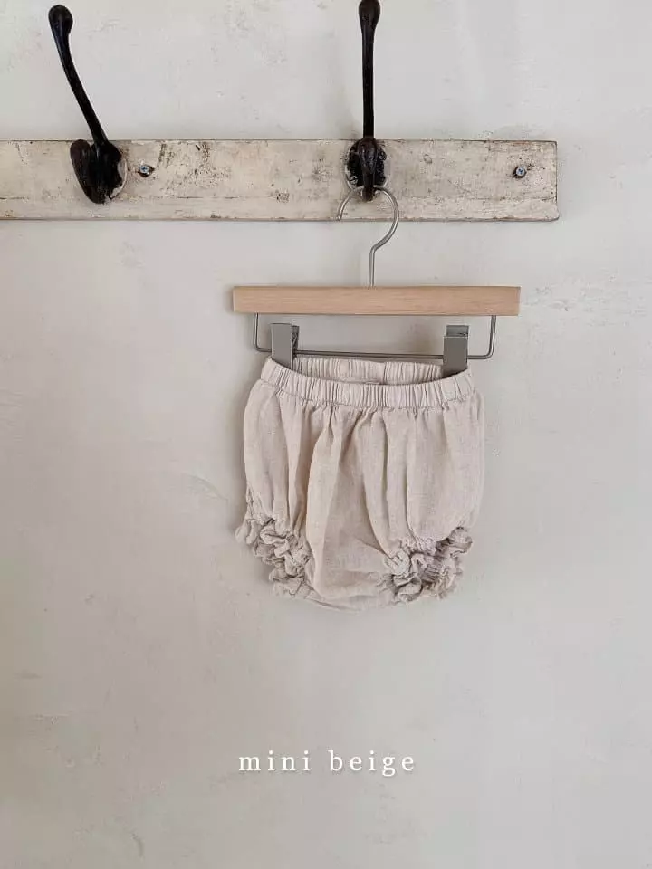 The Beige - Korean Baby Fashion - #smilingbaby - Linen Bloomer - 2