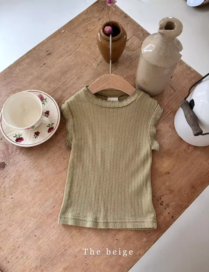 The Beige - Korean Children Fashion - #Kfashion4kids - Rib Sleeveless