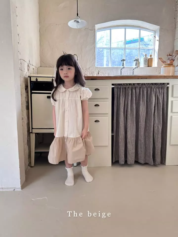 The Beige - Korean Children Fashion - #kidzfashiontrend - Color One-piece - 4