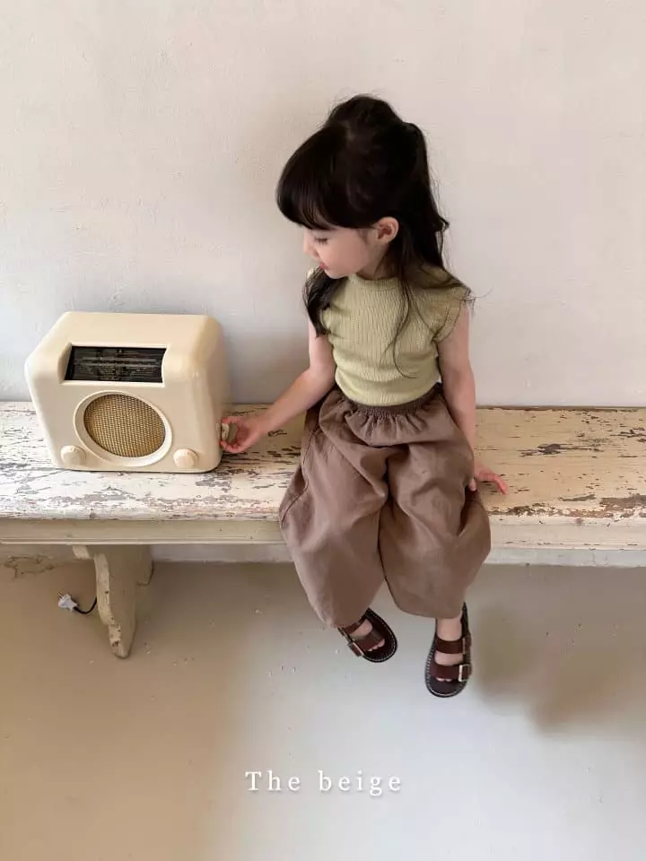 The Beige - Korean Children Fashion - #childofig - Rib Sleeveless - 7