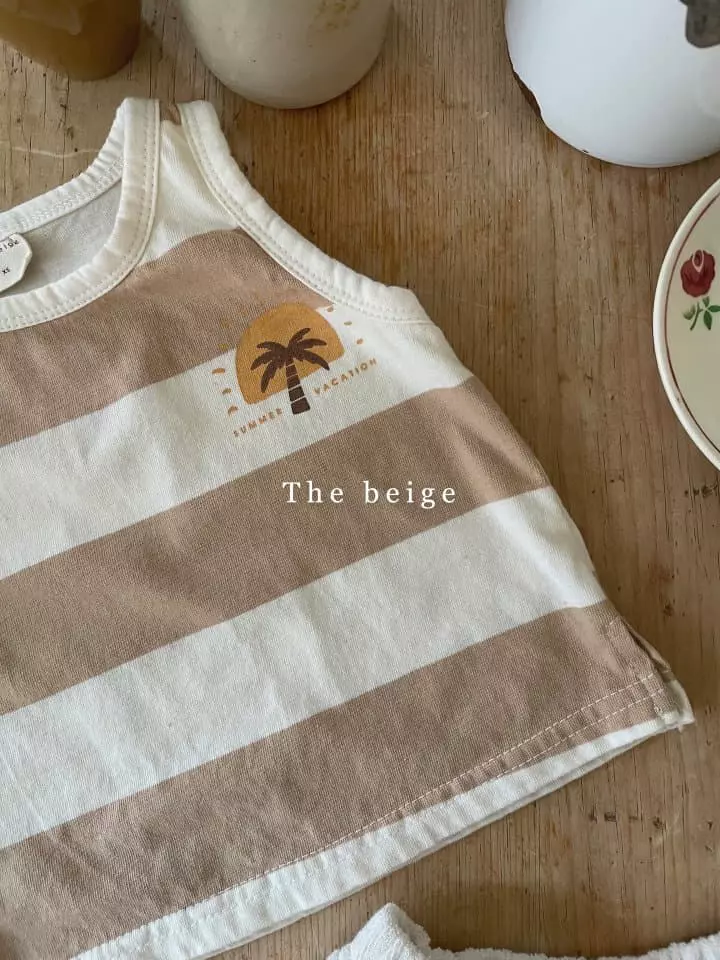The Beige - Korean Children Fashion - #childofig - Stripes Sleeveless - 3
