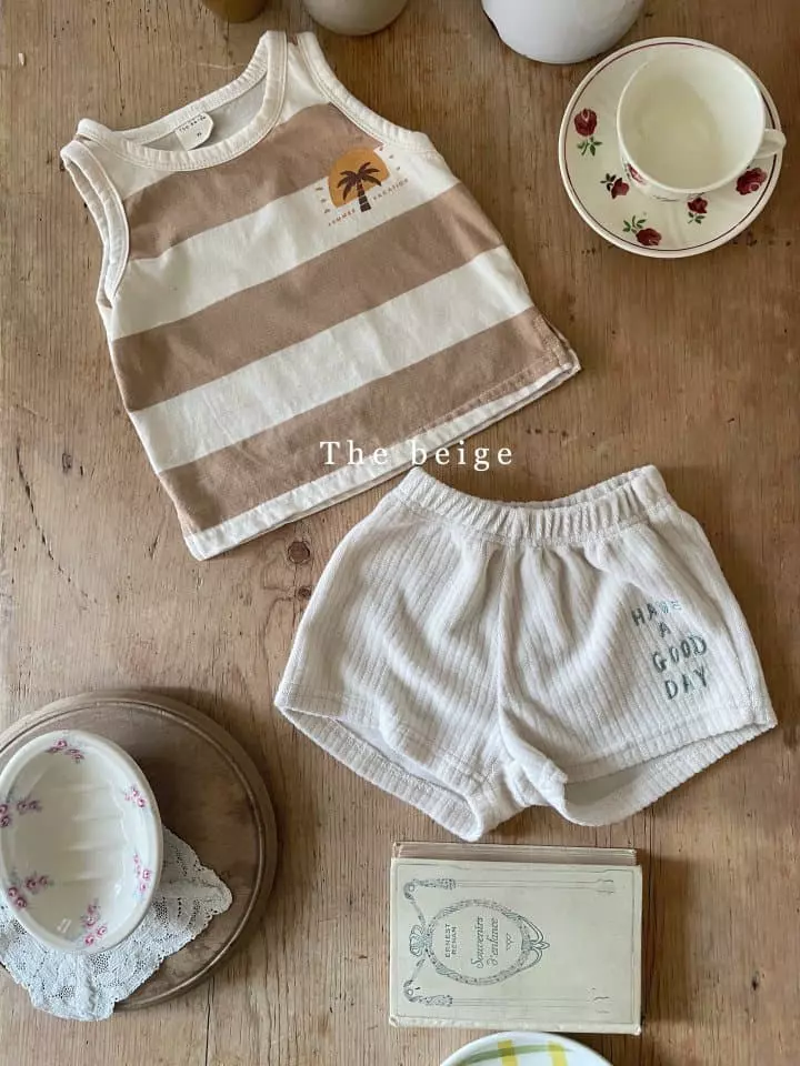 The Beige - Korean Children Fashion - #childofig - Stripes Sleeveless - 4