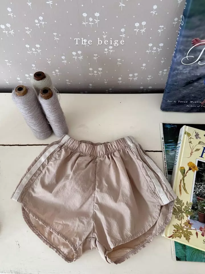 The Beige - Korean Children Fashion - #childofig - Line Shorts