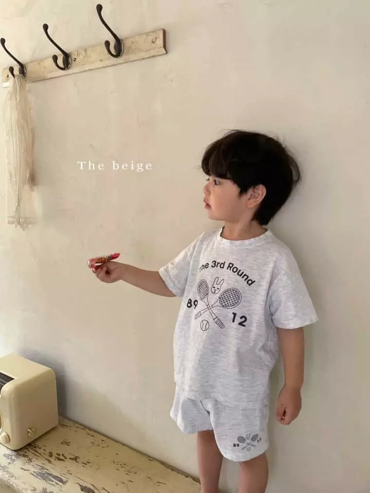 The Beige - Korean Children Fashion - #designkidswear - Tennis Top Bottom Set - 8