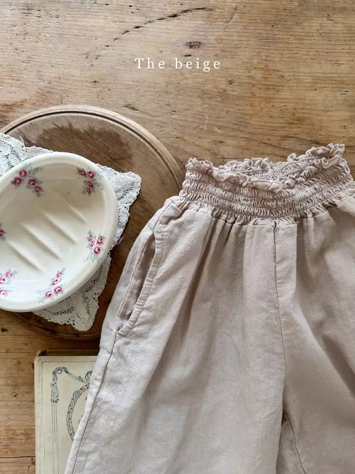 The Beige - Korean Children Fashion - #discoveringself - Linen Long Skirt Pants