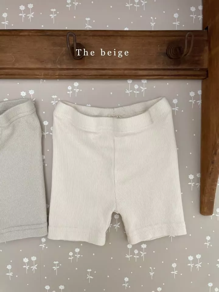 The Beige - Korean Children Fashion - #kidsstore - Short Leggings - 3