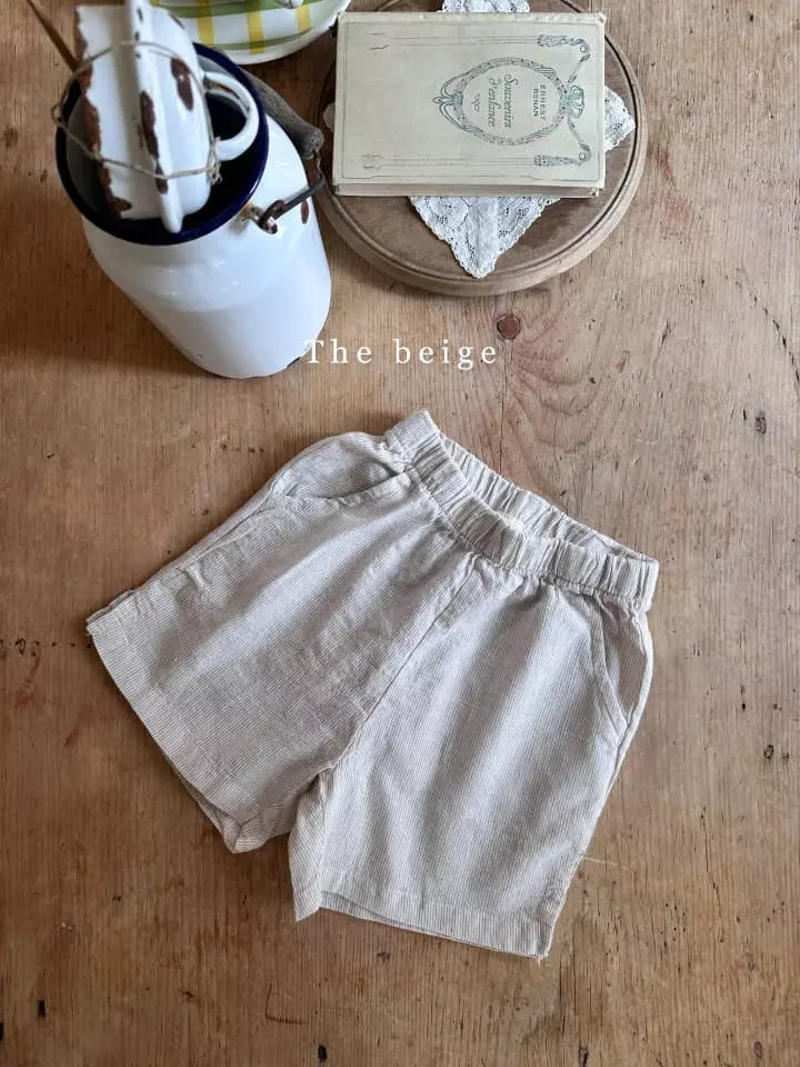 The Beige - Korean Children Fashion - #kidsstore - Stripes Slit Shorts - 2
