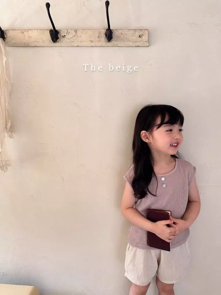 The Beige - Korean Children Fashion - #kidsstore - Knit Sleeveless Tee - 11